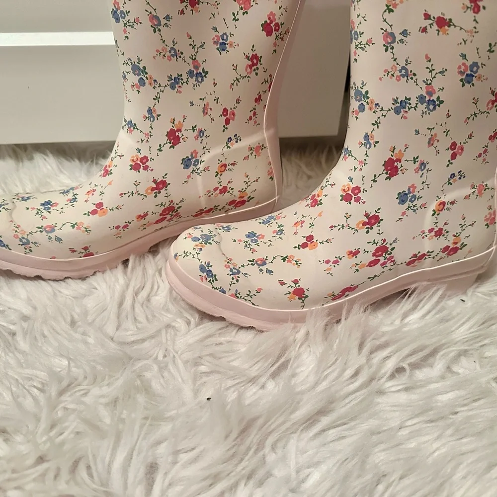 LoveShackFancy X Hunter Confetti Bloom Boots // BIG KID’S SIZE 5 - WOMEN’S 7 🎀✨💕 - Picture 12 of 12